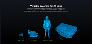 Laser bleu multi-lignes CR-Scan de qualité métrologique, pour la mesure 3D grand public - Product Image 2