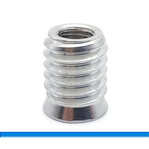 MDF Hex Ổ gỗ chèn hạt với kết thúc mạ kẽm tùy chỉnh SS304 Hex ổ cắm gỗ ren chèn cho đồ nội thất - Product Image 1