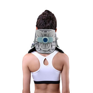 Pompa tangan elektrik pereda nyeri, traksi serviks medis ortopedi dapat diatur penjepit leher dukungan kerah tengkuk - Product Image 5