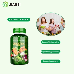 OEM/ODM 공장의 과일 야채 캡슐 성인의 활력 향상을 위한 영양 균형 식이 섬유 보충제 - Product Image 1
