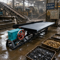 Labor-Goldtrennmaschine/Bergbau-Schütteltisch Kleiner Schwerkraft-Schütteltisch Preis zum Verkauf