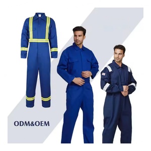 Overoles Resistentes al Fuego FR e Impermeables para Hombre, Traje de Trabajo de Alta Visibilidad para Construcción y Trabajos Eléctricos - Product Image 4