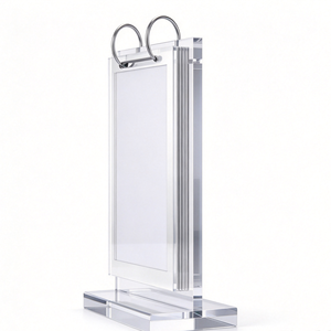 Acrílico Ecológico para Suporte de Exibição de Páginas, Suporte de Cartão de Mesa Transparente, Suporte de Menu, A4 Polido de 3mm para Restaurantes e Lojas - Product Image 5