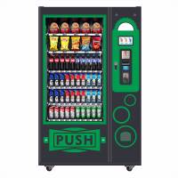 Distributeur automatique de snacks et de boissons Qianmei à bas prix, capacité de 300 à 600 pièces, surveillance à distance, paiement multi-mode, résistant aux éclaboussures