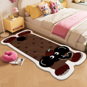 Karpet Mobil Gaya Bohemian Vintage Buatan Mesin, Bulu Halus Anti Selip Tahan Noda, Poliester, Dekorasi Rumah - Product Image 6
