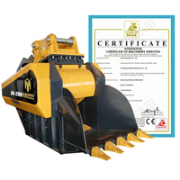 MONDE ถังบดคอนกรีต,ถังบดหินสำหรับรถขุด CAT320