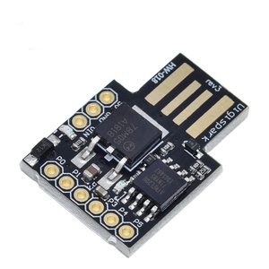 บอร์ดอเนกประสงค์ TINY85สีดำแผงวงจรดิจิทัลสำหรับ <span class=keywords><strong>ATTINY85</strong></span>โมดูลสำหรับผู้เริ่มต้นใช้งานกับ USB I2C IIC - Product Image 4