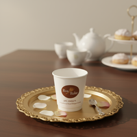 Gobelet jetable écologique de 8 oz, qualité alimentaire, extra épais, pour boissons froides, idéal pour les fêtes