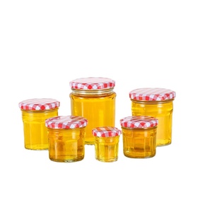 Tarro de vidrio octogonal Bonne Maman de boca ancha transparente para Caviar de mermelada de jarabe de miel con tapa de Metal - Product Image 1