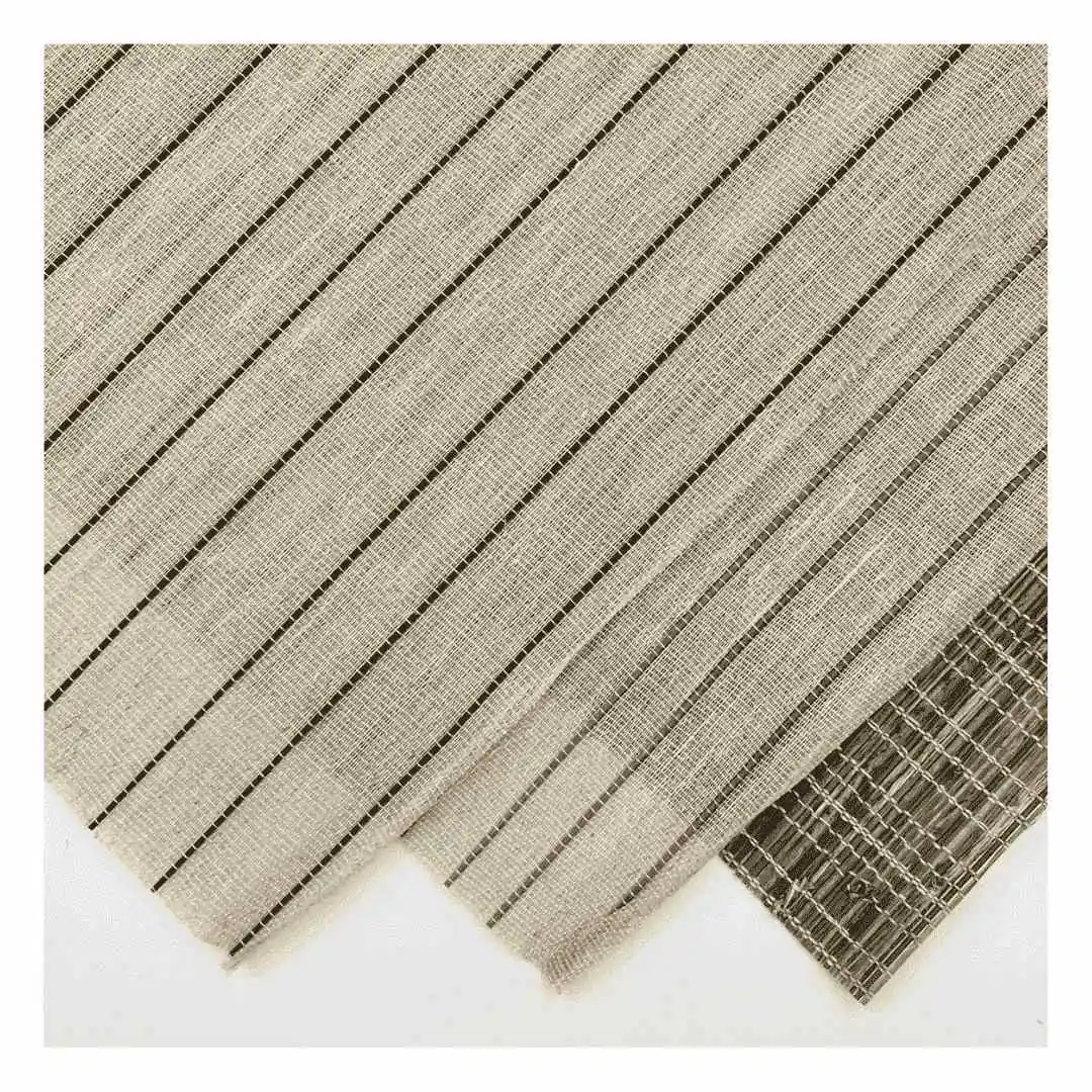 Nhật bản phong cách cung cấp nhà máy dệt Rèm cây gai dầu cửa sổ trải Linen màn