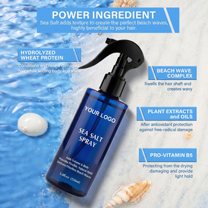 <span class=keywords><strong>Spray</strong></span> capillaire texturisant et volumisant au sel marin bio pour hommes, marque privée, pour des ondulations fortes, hydratation intense et brillance naturelle - Product Image 3