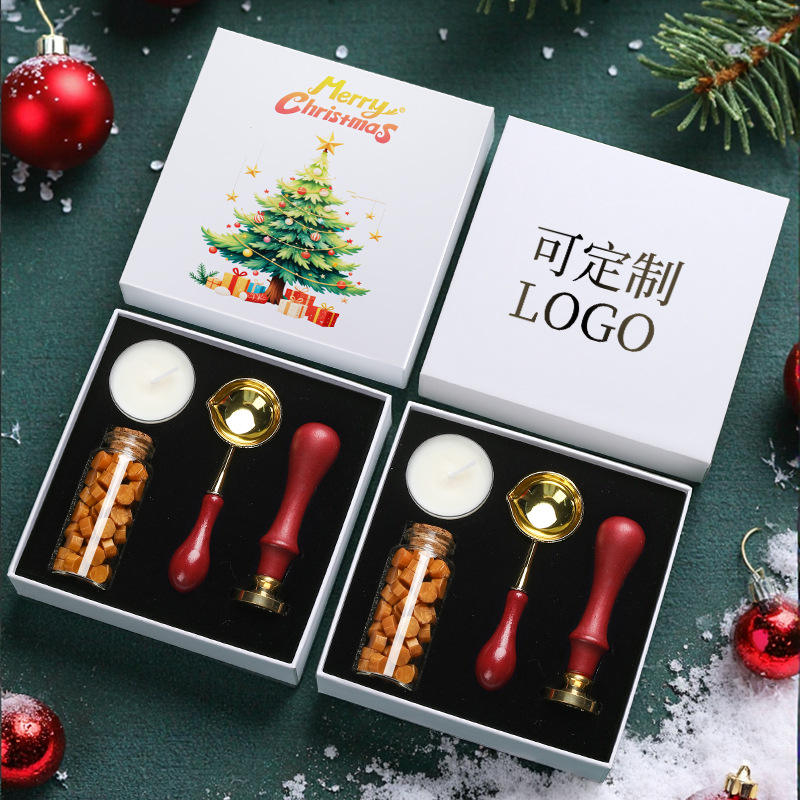 Coffret de Noël Boîte Blanche (Personnalisé)