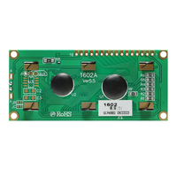 شاشة LCD 1602VA بسعر المصنع، وحدة عرض الأحرف 5 فولت مع لوحة محول IIC، شاشة LCD 1602 سوداء
