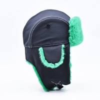 Venta al por mayor cálido ruso trampero invierno sombrero personalizado Ushanka piel sintética trampero sombreros a prueba de viento esquí gorra de caza