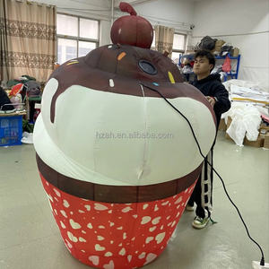 Modelo de Helado Inflable <span class=keywords><strong>Gigante</strong></span>, Decoración Realista de <span class=keywords><strong>Copa</strong></span> de Pastel Inflable para Promoción de Actividades y Eventos - Product Image 5