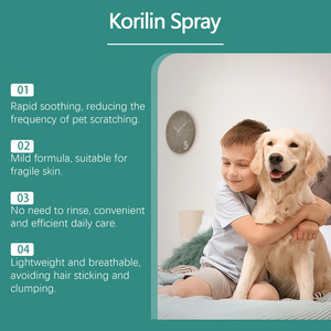 <span class=keywords><strong>Spray</strong></span> apaisant pour la peau des animaux domestiques, hydratant, ingrédients naturels, recommandé par les vétérinaires pour chiens et chats, intérieur et extérieur. - Product Image 5