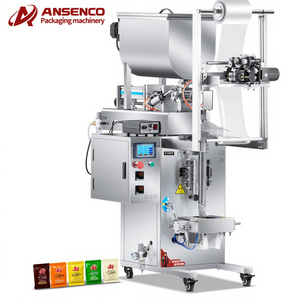 Machine automatique de remplissage, de scellage et d'emballage pour sachets de pâte de tomate, d'huile, de miel et de sauce chili - Product Image 1