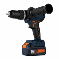 Perceuse à percussion sans fil 20V 4.0Ah, perceuse électrique sans balais, mandrin de 13 mm pour le bois, le métal et la maçonnerie