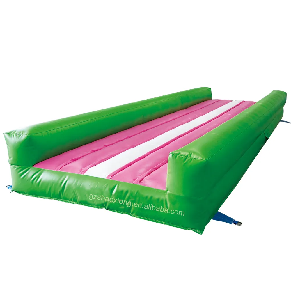 Gimnasia aire correr piso pista inflable Bungee pista Airtrack mate 6m gimnasia Tumbling