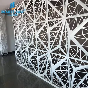 Lasersnijden Metalen Gevelbekleding Aluminium Massief Paneel Decoratieve Gevels