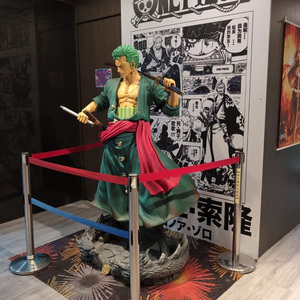2024 vendita calda 190cm 6ft a grandezza naturale uno pezzi Zoro Action Figure con spada Anime statua in resina per arredamento - Product Image 1