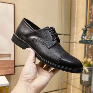 Chaussures de mariage italiennes haut de gamme pour hommes, luxueuses, sur mesure, fabriquées à la main, en cuir, style brogue, à bout carré, pour le bureau, antidérapantes et respirantes - Product Image 6