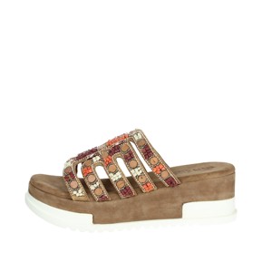 Ciabatte con Zeppa IT1019 Colore Taupe - Product Image 1