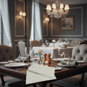 ผู้ผลิต OEM กระดาษเช็ดปากสำหรับร้านอาหาร สีขาว น้ำตาล ดำ ทำจากเยื่อไม้บริสุทธิ์  แบบนูน  นุ่ม ซึมซับดี  พร้อมโลโก้ - Product Image 3