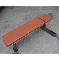 Banc de musculation plat commercial pour salle de sport, banc de presse plat avec cadre en acier, banc de fitness plat pour la musculation