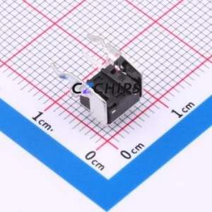 BX-TS-26-6655ZJ Tactile Switch Through hole-4P,6x6mm Switch Single Pole Single Throw Round Button 2.6N Through Hole - Product Image 2