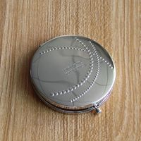 Motif Pliant Double Face Petit Miroir Rond pour Fille Maquillage Souvenir Cadeau Personnalisé Marbre Personnalisé Femme Miroir Cosmétique