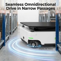 Robot logistique et d'entreposage Kiva 2 tonnes, dimensions 1900x1300x370mm, garantie 1 an, support de personnalisation ODM/OEM/OBM