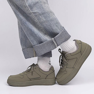 <span class=keywords><strong>Scarpe</strong></span> Casual da <span class=keywords><strong>Uomo</strong></span> Bianche con Lacci, Sintetiche, Traspiranti, Leggere, con Suola Spessa, Versatili, di Tendenza per Studenti - Product Image 5