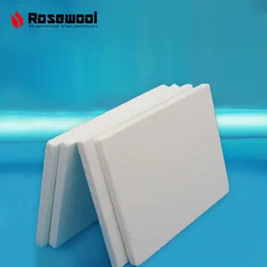 ROSOWOOL उच्च गुणवत्ता वाले चीनी मिट्टी फाइबर अग्निरोधक इन्सुलेशन बोर्ड 1000 -1600C सिरेमिक फाइबर बोर्ड