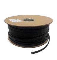 Gaine de câble tressée extensible en polyester de 2 mm à 50 mm de large, résistante au feu, maille flexible, homologuée 220 V, -50 °C à +150 °C