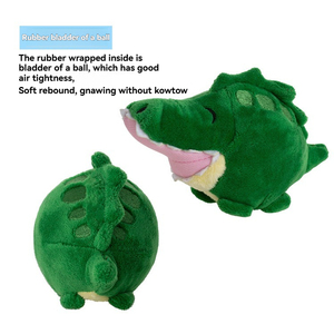 Jouet en peluche pour chien avec vessie en caoutchouc, mignon, zoo, 6 sons et sans danger pour les dents, jouets pour animaux de compagnie de différentes tailles - Product Image 3