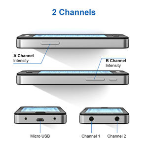 Hochwertige 24 Modi 20 Stärke Zweikanal-Körper massage gerät mit Tens-Maschine zur Schmerz linderung bei <span class=keywords><strong>Arthritis</strong></span> aus strap azier fähigem Metall - Product Image 6