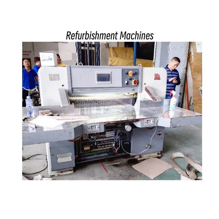 Chine deuxième 115 machine de découpe de papier carton carte de papier machine de découpe