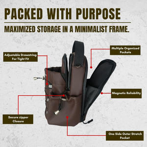 Bolsa Magnética Multifuncional para Botella de Agua, Impermeable, Bandolera, Organizador de Accesorios para Gimnasio, Bolsa Tipo Sling - Product Image 3