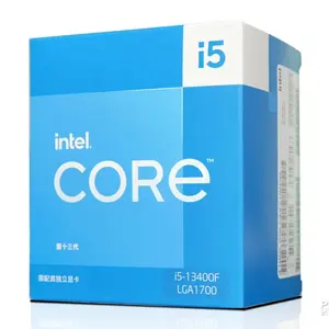 The new Intel Core I5-13400F features the latest generation I5 13 CPU supporting HyperTransport bus technology processors