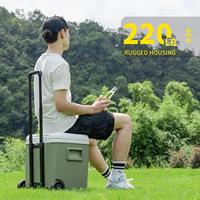 Réfrigérateur portable pour camping-car, glacière de 35 L sans batterie pour extérieur
