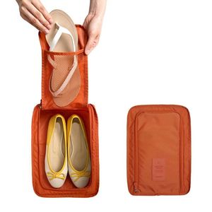 Multifunction Travel <b>Bag</b> Portable <b>Tote</b> <b>Bags</b> for Women <b>Nylon</b> Fold Dust-proof Shoe Organizer Storage Handbag Travelling Ladies - Product Image 2