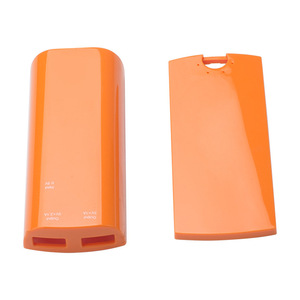 KeW Power Bank Case Injection Molding Plastic Housing <b>5V</b> 2.1A Output Orange Color - Product Image 1