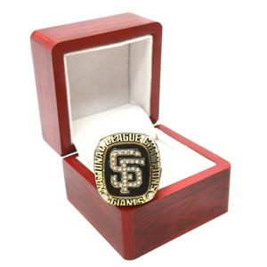 Anillo de Campeonato de Béisbol de la Liga Nacional de los Gigantes de San Francisco de <span class=keywords><strong>2002</strong></span>, al por Mayor/Personalizado - Product Image 5