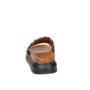 Ciabatte Donna Low Slipper SASS250261 con Stampa Leopardata Color Tortora, Sandali con Plateau, Scarpe Comode alla Moda per Donne - Product Image 4