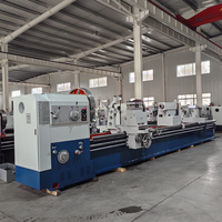 Tour horizontal CNC robuste Yade CW61125*6000 de 6 mètres de grande taille avec 4 stations d'outillage et une vitesse de broche de 3-389 tr/min