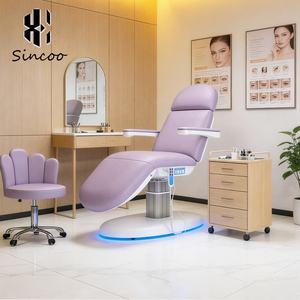 Cama Facial de Spa de Alta Calidad del Fabricante, Mesa de Masaje Ajustable para Tratamientos de Spa, Elevación Eléctrica con 3 Motores, Cama Facial de Belleza - Product Image 3
