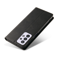 Étui portefeuille en cuir avec béquille et fentes pour cartes pour Samsung Galaxy S26 A72 A52 A32 A22 A70 A50 A20 A21s A82