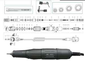 Manipolo micromotore 45000 Rpm Marathon manipolo - Product Image 6