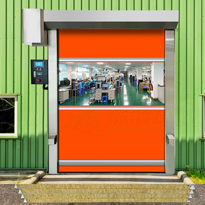Volet roulant enroulable motorisé en métal personnalisé automatique Volet anti-vent et sable <span class=keywords><strong>Porte</strong></span> coupe-vent - Product Image 1
